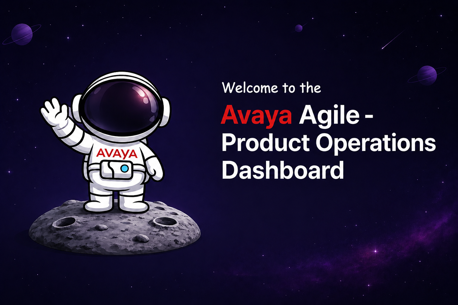 Welcome to the Avaya Agile Product Operations Dashboard